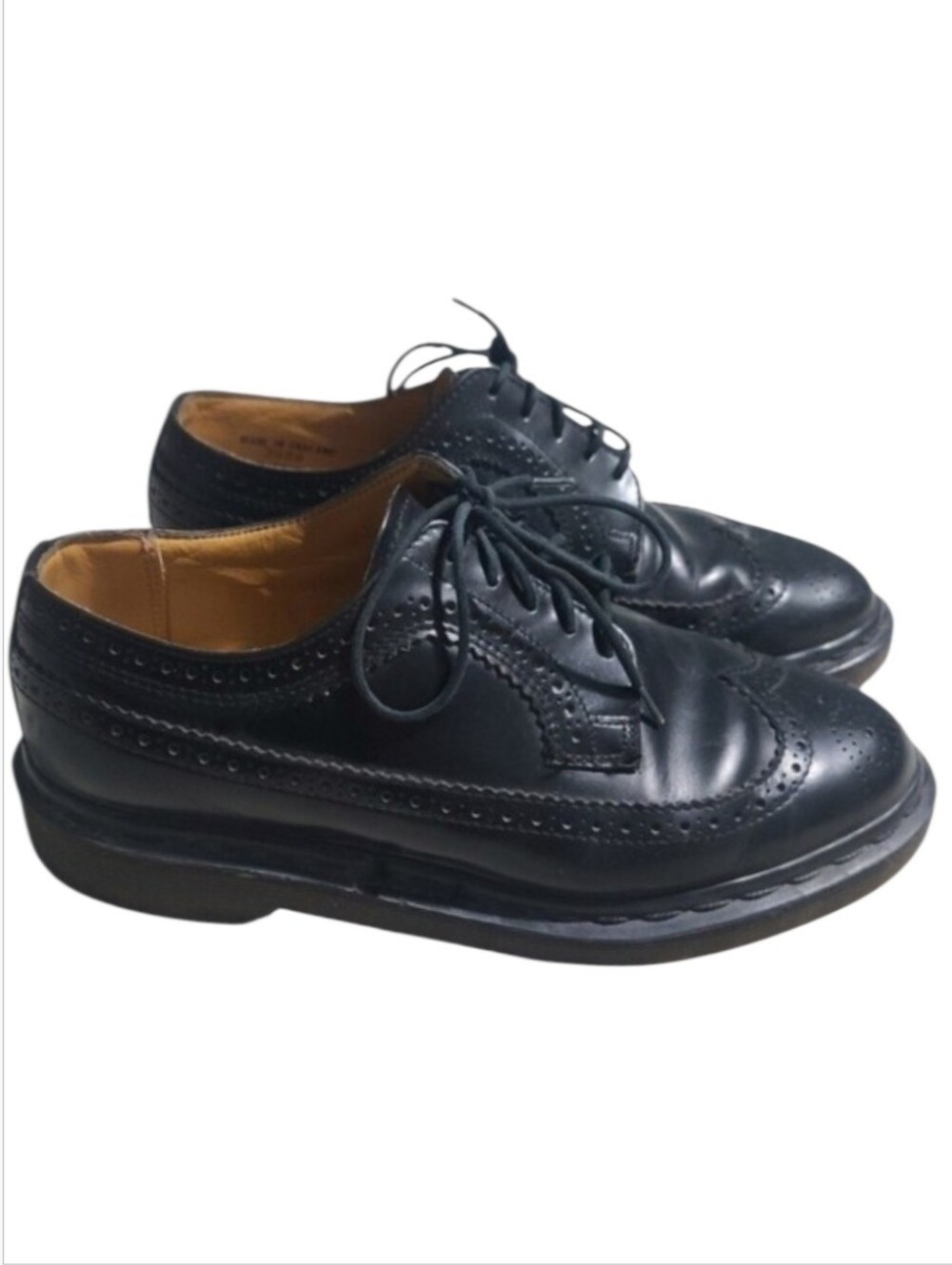 Vintage Dr. Martens 3989 Made in England Wingtip Brogues Size 8
